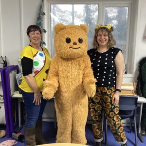 Highgate Hill House School learners taking on Challenge 25 for Children in Need 2025, completing basketball, sensory, and cooking challenges to support a great cause.