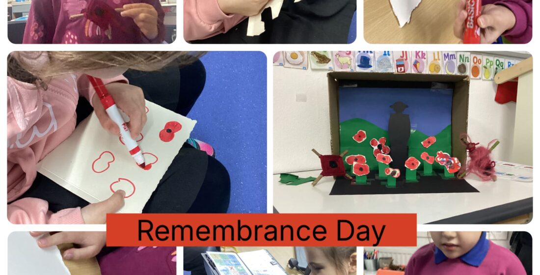 Highgate Hill House School learners celebrating Remembrance Day through creative artwork and participation in community events.