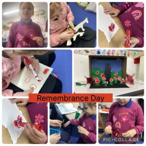 Highgate Hill House School learners celebrating Remembrance Day through creative artwork and participation in community events.