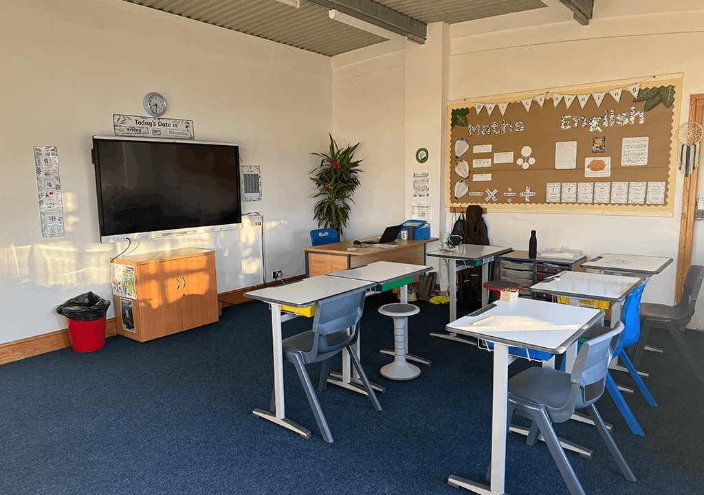 A secondary classroom at Highgate Hill House School, offering a structured and adaptable learning environment to support focus, independence, and engagement.