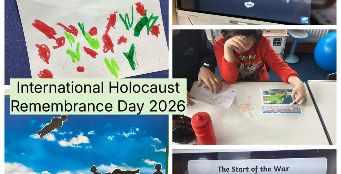 Learners at Highgate Hill House School in Cornwall and Devon participating in Holocaust Memorial Day activities, reflecting on history, empathy, and respect through age-appropriate assemblies and classroom exercises.
